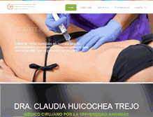 Tablet Screenshot of claudiahuicochea.com